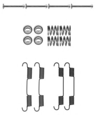 HELLA PAGID 8dz355202051 -  Комплектующие, стояночная тормозная система